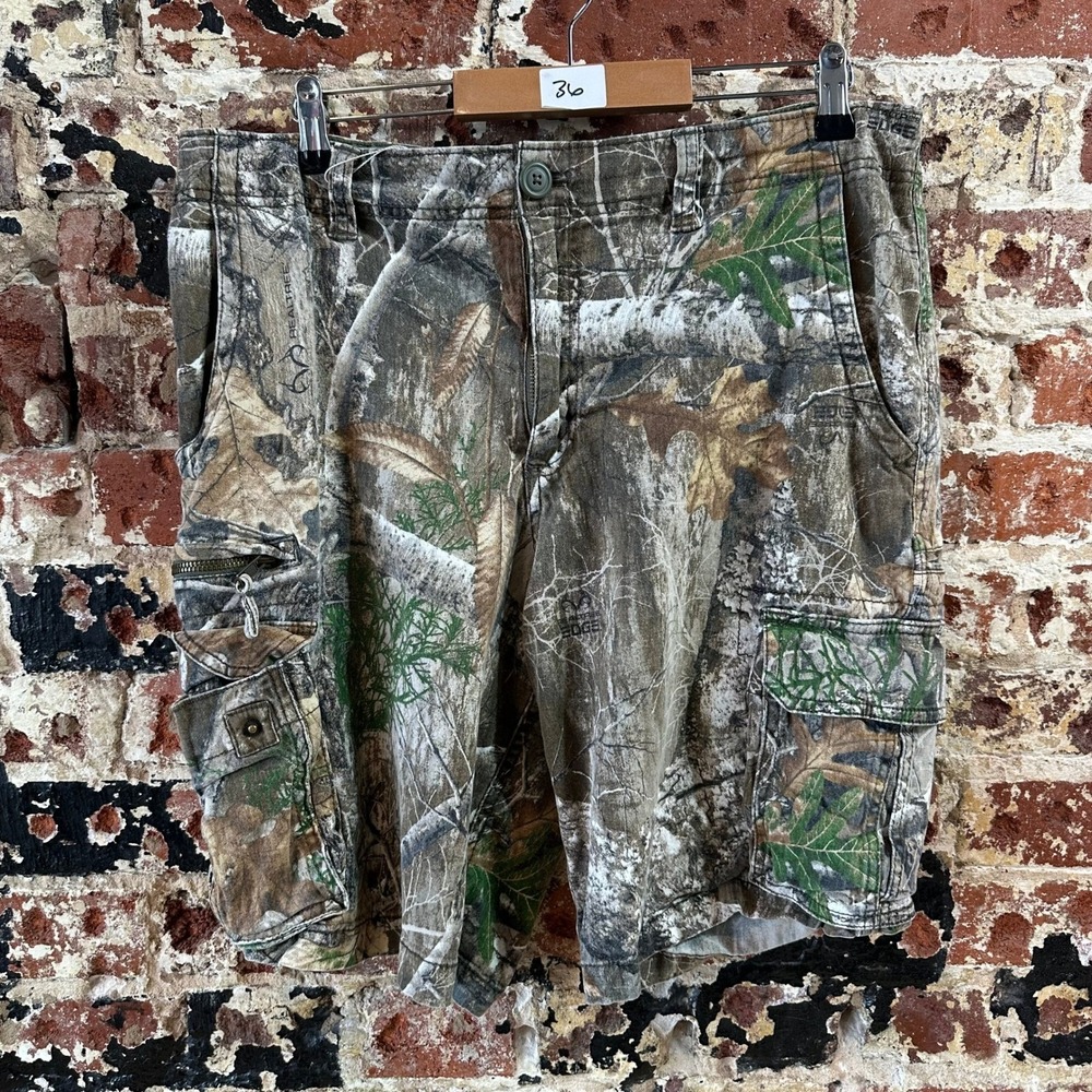 George Camo Cargo Shorts Men's 36 - 10" inseam